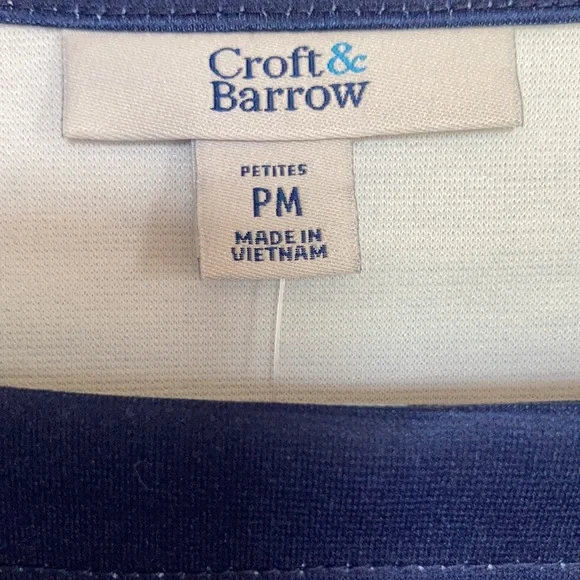 Croft and barrow PETITE floral print dress w Pockets MP - Picture 15 of 16